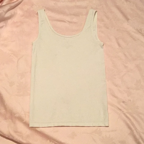 Elie Tahari Neely Tank Top- Cream - Picture 2 of 4